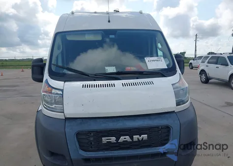 2020 Ram Promaster 2500 High Roof 159 Wb from USA, damaged, VIN 3C6TRVDG4LE122662